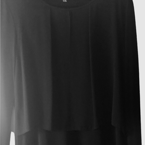 BCBGeneration women’s dress long sleeve mini sheer front overlay simple elegant - Picture 6 of 9